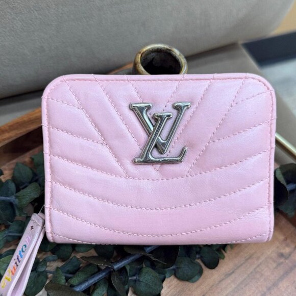 Louis Vuitton Handbags - Louis Vuitton Pink Leather New Wave Compact Wallet
